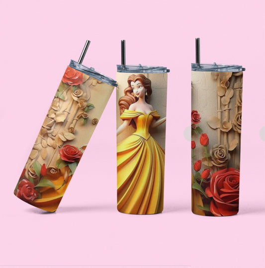 Belle Color Pop 20 oz Tumbler W Straw!