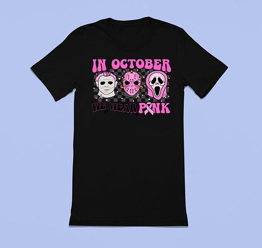 In October We Wear Pink Horror Characters