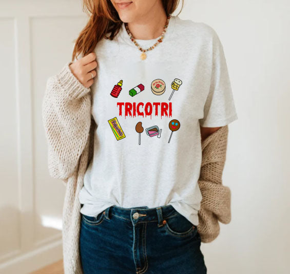 Tricotri Ghost, Trick or treat | Tricortri Halloween | Pumpkin Dulces | Sweatshirt | Tshirt