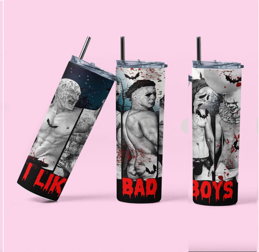 I Like Bad Boys 20 oz Tumbler W Straw!