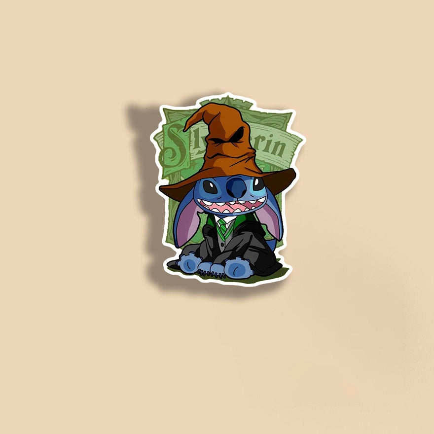 Stitch Slytherin Sticker | Vinyl Sticker | Funny Stickers | Vinyl Stickers | Disney Stickers | Planner Sticker | Gift Idea