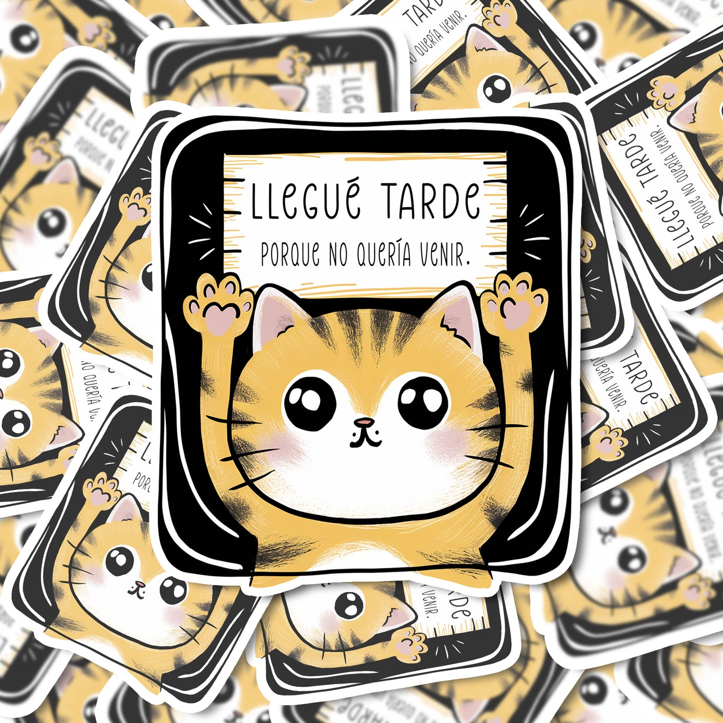 Llegue Tarde Sticker | Vinyl Sticker | Funny Stickers | Vinyl Stickers | Disney Stickers | Planner Sticker | Gift Idea