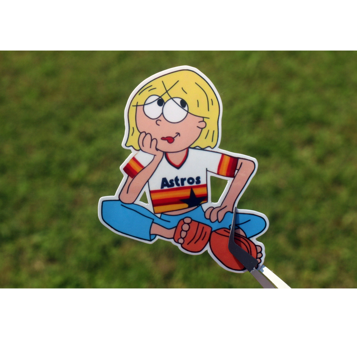 Lizzie McGuire | Waterproof Sticker | Sticker Aesthetic | Retro Sticker | 2000s Waterproof Sticker | Houston Astros | Houston Astros Sticker