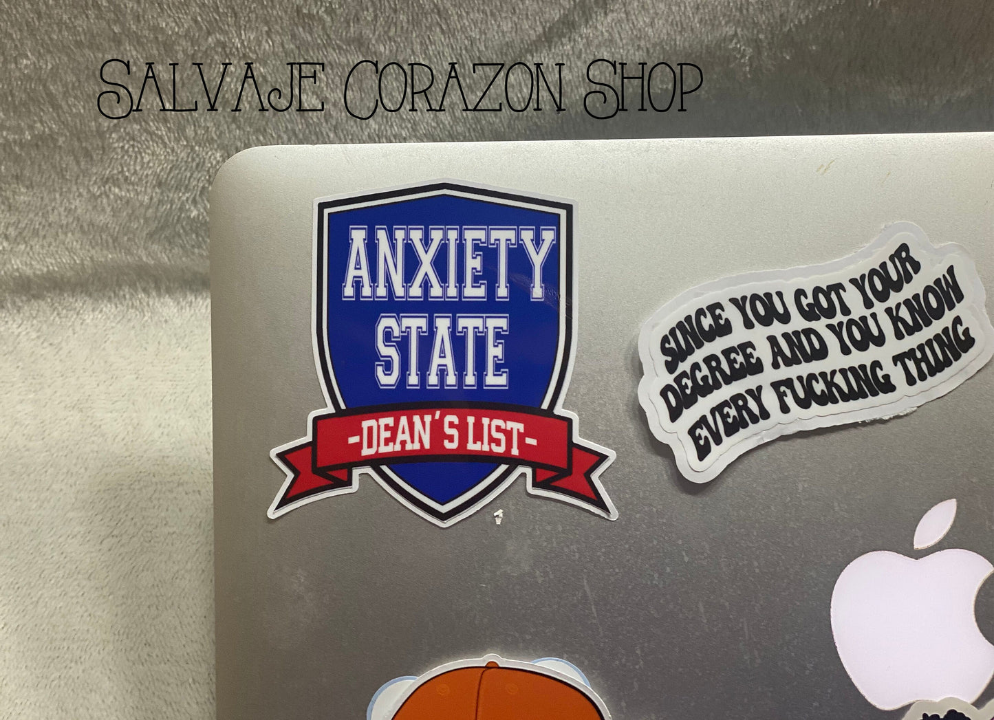 Anxiety State Dean's List Vinyl Sticker | Funny Stickers | Vinyl Stickers | Mental Health Stickers | Planner Stickers | Gift Idea