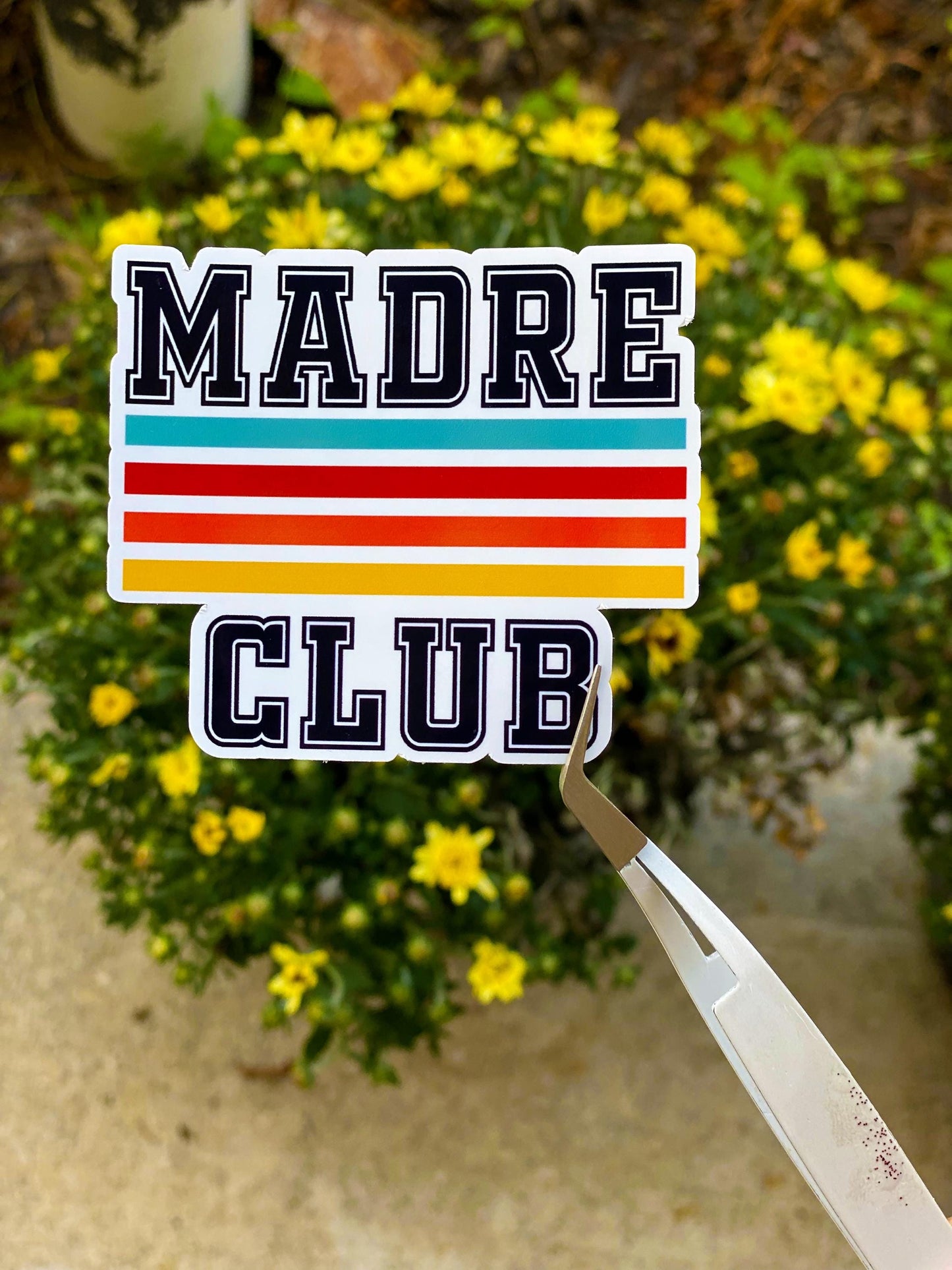 Madre Club Stickers Vinyl Sticker | Funny Stickers | Vinyl Stickers  | Planner Sticker | Gift Idea