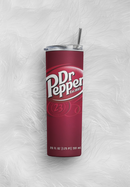 Dr. Pepper 20 oz Tumbler W Straw!